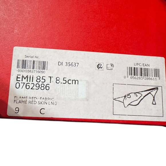 Salvatore Ferragamo Red Satin Bow Shoes in Flame Red - Picture 4 of 12